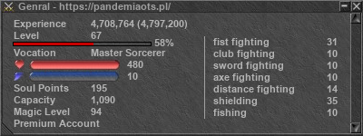 Signature for player Genral