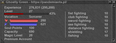 Signature for player Ghostly Green