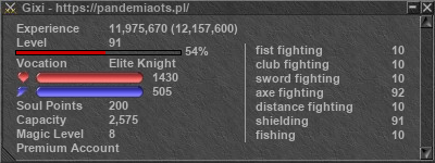 Signature for player Gixi