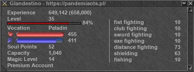 Signature for player Glandestino