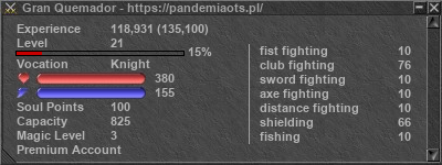 Signature for player Gran Quemador