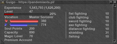 Signature for player Guigo