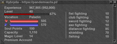 Signature for player Hybryda