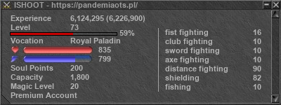 Signature for player ISHOOT