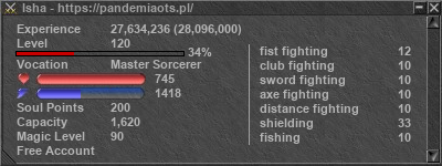 Signature for player Isha