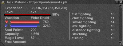 Signature for player Jack Malone