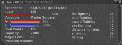 Signature for player Joe