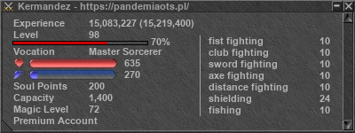 Signature for player Kermandez