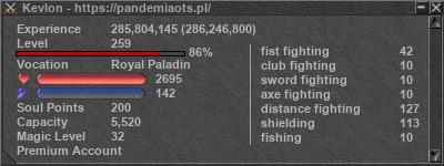 Signature for player Kevlon