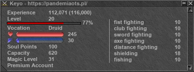 Signature for player Keyo