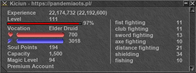 Signature for player Kiciun