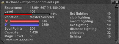 Signature for player Kielbasa