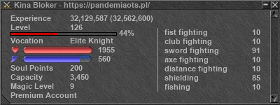 Signature for player Kina Bloker