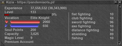 Signature for player Kizia