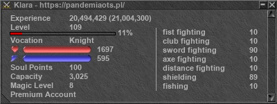 Signature for player Klara