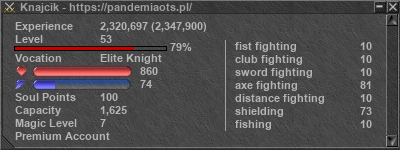 Signature for player Knajcik