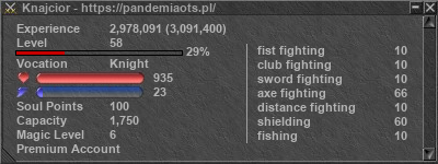 Signature for player Knajcior