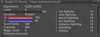 Signature for player Knight Of Benny