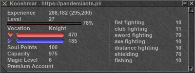 Signature for player Kooshmar