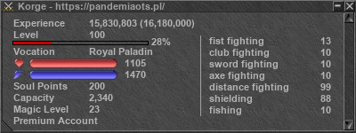 Signature for player Korge