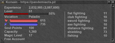 Signature for player Korsain