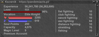 Signature for player Ksownik