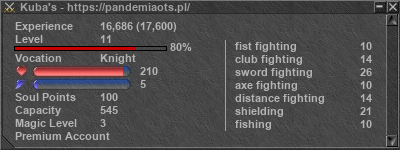 Signature for player Kuba's