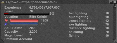 Signature for player Lajtowo