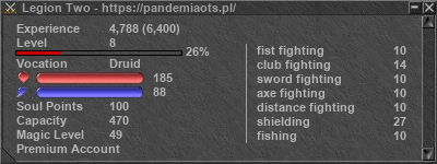 Signature for player Legion Two