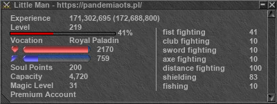 Signature for player Little Man