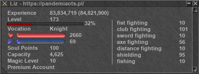 Signature for player Liz