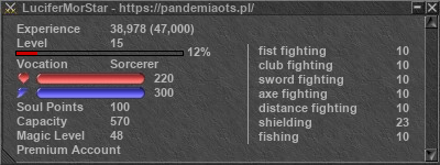 Signature for player LuciferMorStar