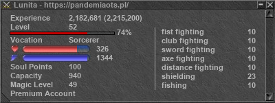 Signature for player Lunita