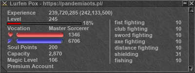 Signature for player Lurfen Pox