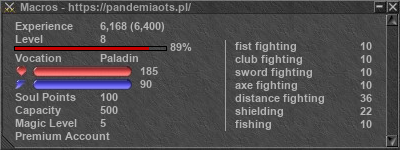 Signature for player Macros