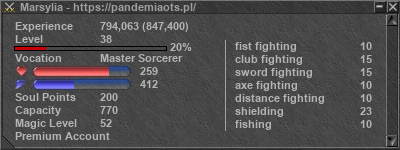 Signature for player Marsylia