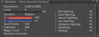 Signature for player Matatabi