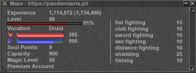 Signature for player Maze