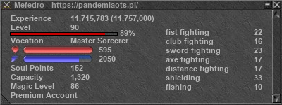 Signature for player Mefedro