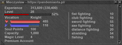 Signature for player Mieczyslaw