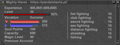 Signature for player Mighty Havez