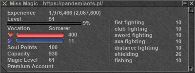 Signature for player Miss Magic