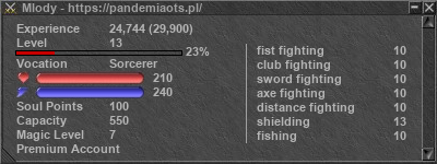 Signature for player Mlody