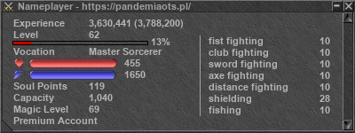 Signature for player Nameplayer