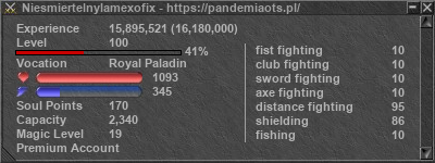 Signature for player Niesmiertelnylamexofix