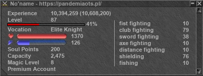 Signature for player No'name