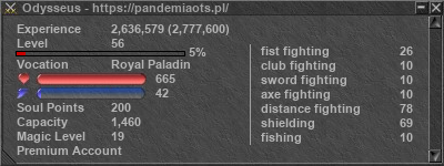 Signature for player Odysseus