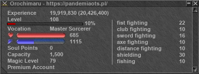 Signature for player Orochimaru