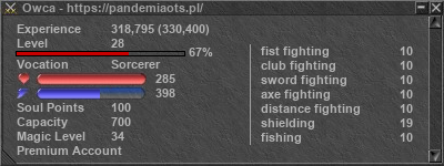 Signature for player Owca