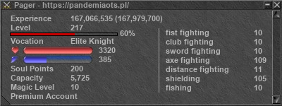 Signature for player Pager